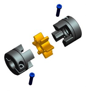 Jaw Coupling Exploded View