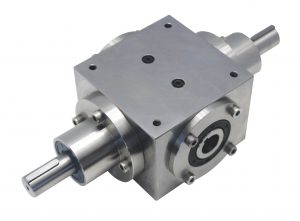 Hollow 1" shaft, opposite-rotating solid shaft