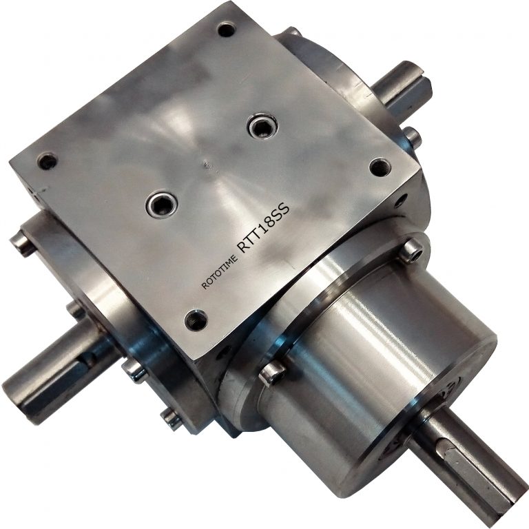 Rototime 304 Stainless Steel Spiral Bevel Gearbox RotoTime Servo